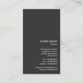 インスタントフォト – 野生のニンニク 名刺 (裏面)