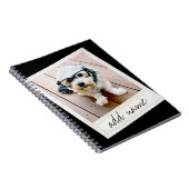 インスタントフレカスタムーム写真黒 ノートブック (右側)