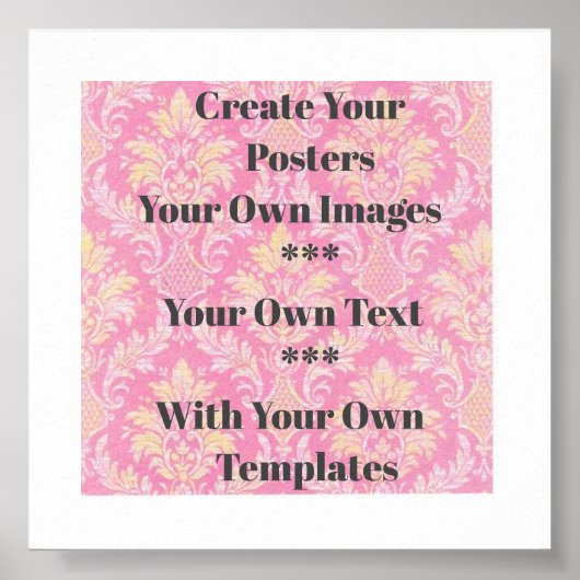 インスタントポスターテンプレートのダウンロード ポスター (正面)