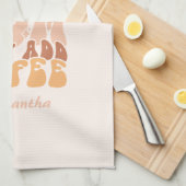 インスタントママ：コーヒーの追加 キッチンタオル (四つ折り)