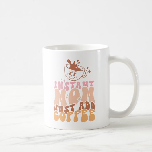 インスタントママ：コーヒーの追加 コーヒーマグカップ (右)