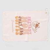 インスタントママ：コーヒーの追加 ゴルフタオル (横)