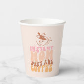 インスタントママ：コーヒーの追加 紙コップ (裏面)