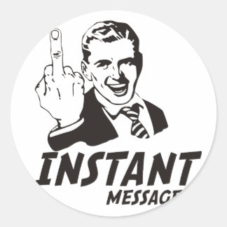 インスタントメッセージ ラウンドシール
