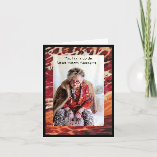 インスタントメ考えッセージについて カード (正面)