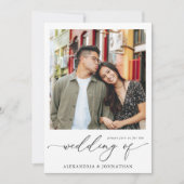 インスタントモダン写結婚真 招待状 (正面)