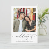 インスタントモダン写結婚真 招待状 (スタンド正面)