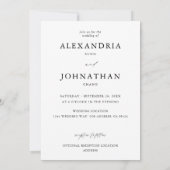 インスタントモダン写結婚真 招待状 (裏面)