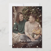 インスタントヴィンテージフォトクリスマスの作成 シーズンカード (正面)