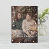 インスタントヴィンテージフォトクリスマスの作成 シーズンカード (スタンド正面)