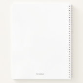 インスタント写真とメッセー結婚ジのゲストブック ノートブック (裏面)