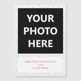 インスタント写真レトロメッセージマグネット |イースターエッグ