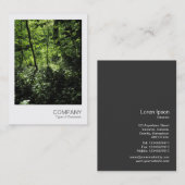 インスタント写真040 – 森の春 名刺 (正面/裏面)