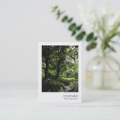 インスタント写真041 – 森の春 名刺 (スタンド正面)