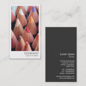 インスタント写真-カラー鉛筆 名刺 (正面/裏面)