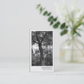 インスタント写真 – ミステリアスな木 名刺 (スタンド正面)