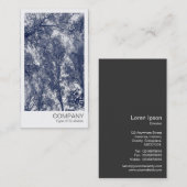 インスタント写真 – 青い秋 名刺 (正面/裏面)