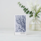 インスタント写真 – Starlings in a Tree 名刺 (スタンド正面)