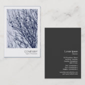 インスタント写真 – Starlings in a Tree 名刺 (正面/裏面)