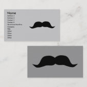 インスタント口ひげプロファイルカード 名刺 (正面/裏面)