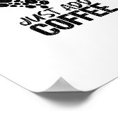 インスタント弁護士がコーヒーを追加 ポスター (角)