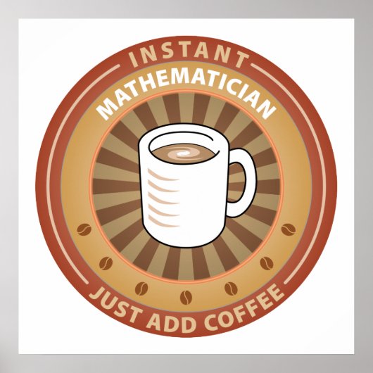 インスタント数学者 ポスター (正面)