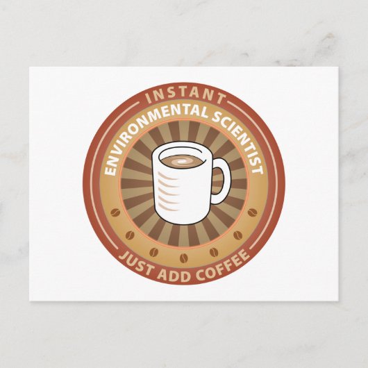 インスタント環境科学者 ポストカード (正面)