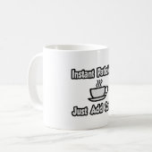 インスタント病理医…コーヒーを追加する コーヒーマグカップ (正面左)