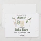 インスタント編集可能なアクイーカ アキーハ 招待状カード 招待状 (正面/裏面)