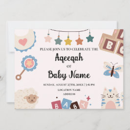 インスタント編集可能アクィーカ アキカ 誘 invitation カード