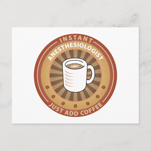 インスタント麻酔科医 ポストカード (正面)