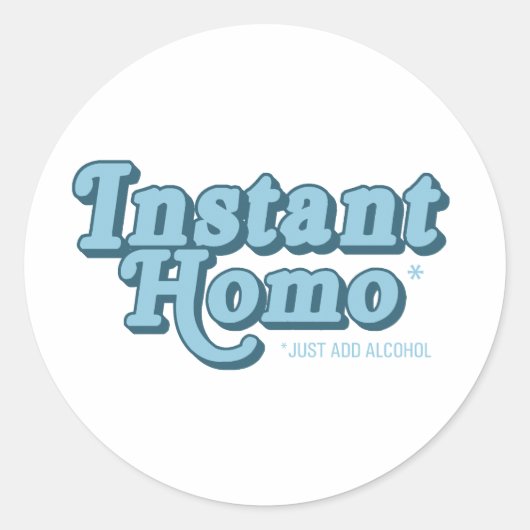 インスタント・ホモ.png ラウンドシール (正面)
