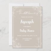 インスタント モダン フラワー アキーカ アキーカ ご招待状 招待状 (正面)