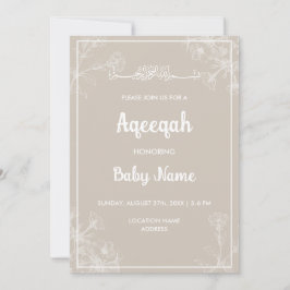 インスタント モダン フラワー アキーカ アキーカ ご招待 招待状