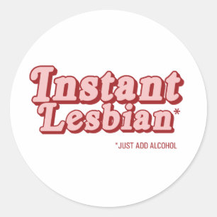 インスタント レズビアン .png ラウンドシール