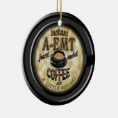 インスタントA-EMTコーヒークリスマスオーナメントを追加 セラミックオーナメント (右)
