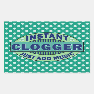 インスタントCloggerで音楽を追加 長方形シール