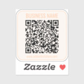 インスタントQRコード(変更するWebサイトのURLを入力) シール (シート)