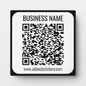 インスタントQRコード（変更するWebサイトのURLを入力） フォトプラーク (正面)