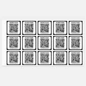 インスタントQRコード（変更するWebサイトのURLを入力） ラベル (シート)