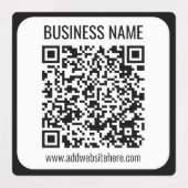 インスタントQRコード（変更するWebサイトのURLを入力） ラベル (デザイン2)