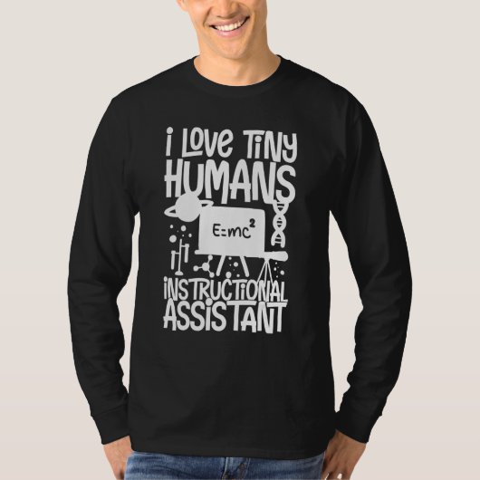 インストラクショナルアシスタント感謝スクール教師 Tシャツ (正面)