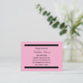 インストラクター先生ミニマル 名刺 (スタンド正面)