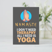 インストラクター用ヨガサンキューカード サンキューカード (スタンド正面)