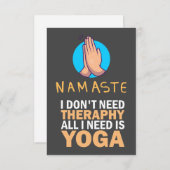 インストラクター用ヨガサンキューカード サンキューカード (正面/裏面)