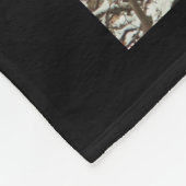 インストール写真カスタムコラージモノグラム フリースブランケット (角)