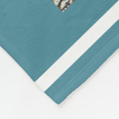 インストール写真カスタムコラージモノグラム フリースブランケット (角)