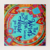 インスパイアかわいらしの言葉は話い ジグソーパズル (横)