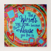 インスパイアかわいらしの言葉は話い ジグソーパズル (縦)