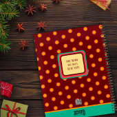 インスパイアのかわいらしフローラパーソナライズされたおもしろい プランナー手帳